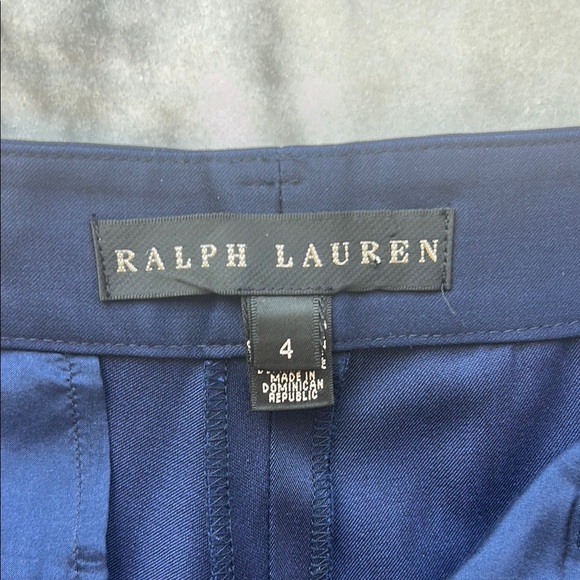 Ralph Lauren Black Label Navy Straight Leg Pants | 4 - Picture 4 of 6